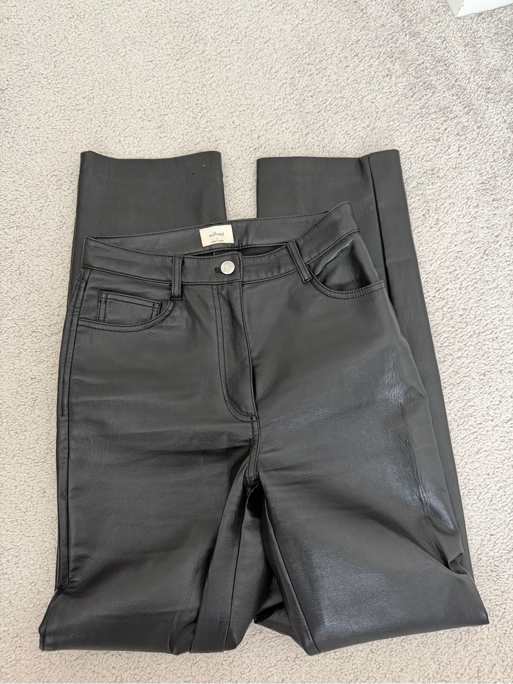 Aritzia Melina Leather Pants
